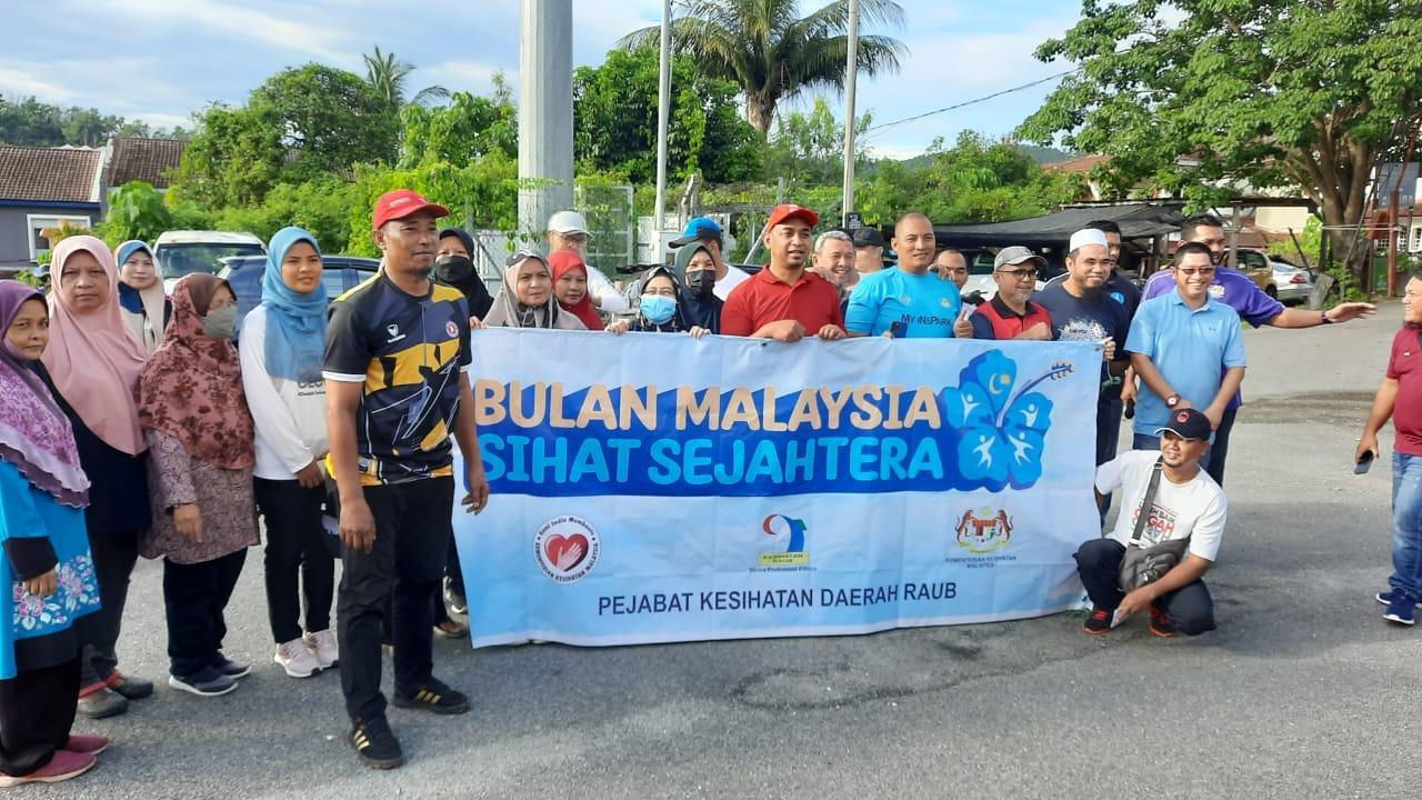 pelancaran aktiviti GOTONG-ROYONG MEGA 2.0 PERANGI AEDES DAERAH RAUB TAHUN 2022